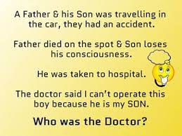 Zoe samuel 6 min quiz sewing is one of those skills that is deemed to be very. Mindbender Who S The Doctor Things To Do When Bored Logic Questions Funny Jokes For Kids