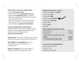 Pay the fee and show the above documents at the designated. Tennessee County Clerk Registration Renewals