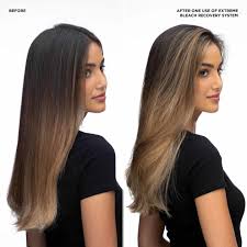 Bleach removes the pigment in your hair, stripping it of its color. Cameo Salon And Spa Redken Extreme Bleach Recovery Shampoo Is A Reparative Strengthening Shampoo For Ultra Sensitive Damaged Hair That Has Received A Lightening Or Highlighting Service This Fortifying Formula Adds Softness