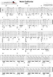 Hotel California Acoustic Guitar Solo Hotel California Guitar Chords Guitar Tabs Guitar Chords For Songs