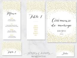 300 couché mat (si vous souhaitez un autre papier merci de m'envoyer un message). Faire Part Mariage Confettis Dore Cartes Assorties Happy Chantilly Studio