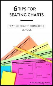 Making Seating Charts Work In Middle School Maneuvering