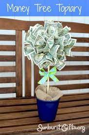 Easy Peasy Money Tree Topiary Money Gift Creative Money Gifts Money Trees
