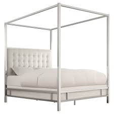 Find queen canopy bed in canada | visit kijiji classifieds to buy, sell, or trade almost anything! Manhattan Canopy Bed King White Inspire Q Queen Canopy Bed Upholstered Beds Canopy Bed
