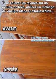 L Astuce Incroyable Pour Faire Disparaitre Les Rayures Sur Un Meuble En Bois Diy Maison Meuble Bois Et Trucs Et Astuces Maison