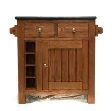 Monarch black and oak kitchen island. Kitchen Islands