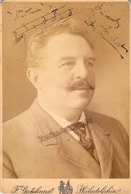 Victor Herbert Autograph Cabinet Photo with Music Quote