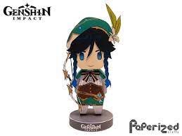 Paperized Crafts Genshin Impact Venti Papercraft In 2021 Paper Toys Template Paper Crafts Paper Toys