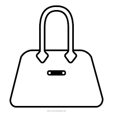 Purse handbag clip art image. Purse Coloring Page Ultra Coloring Pages