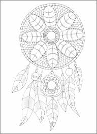 100% free coloring page of dreamcatcher. 7 Best Free Printable Native American Designs Printablee Com
