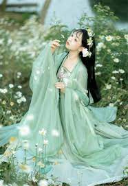Green Embroidery Butterfly Hanfu Women Hanfu Dress Fairy 