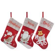 Maybe you would like to learn more about one of these? Buy Dearsun Set Of 3pcs Christmas Personalized Customization Stockings With Embroidery Technology Christmas Stocking 18 Embroidered Names Color 3 Free Update To Expedited Online At Low Prices In India Amazon In