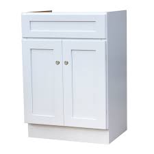 Add style and functionality to your bathroom with a bathroom vanity. 24x18 White Shaker Bathroom Vanity Includes Hardware 24 X18