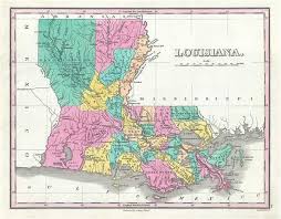 New orleans, baton rouge and shreveport are major cities shown in this map of louisiana. Louisiana Geographicus Rare Antique Maps