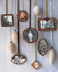 It comes from the physical act of doing as well as the love put into it. Pinecone Picture Frame Ornaments Martha Stewart