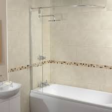 Aqualux 300mm Aqua 6 Splash Guard With Rail Guardas Para Banos Banos Con Guardas Banos Interiores