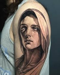 Santa madre de Dios ruega por nosotros ❤️🫶🏻 Realizado en @mitikal_estudio  ❤️ #tattoos #tatuajes #blackandgreytattoo #tatuaje #tattoo #virgenmaria  #cdmx #tatuadorescdmx