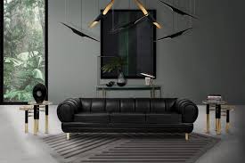 Living room design ideas are all about maximizing comfort and familiarity, and this design takes that goal to its logical end: Enhance Your Living Room Decor With Outstanding Black Leather Sofas Paris Design Agenda