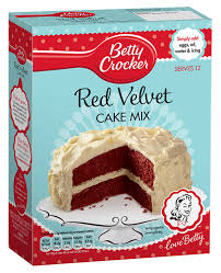 Preheat oven to 350 degrees f. Red Velvet Cake Mix Baking Mixes Betty Crocker