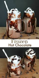 Best Frozen Hot Chocolate Recipe Frozen Hot Cocoa Recipe In 2020 Frozen Hot Chocolate Recipe Hot Chocolate Recipes Cocoa Recipes