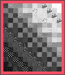 Black And White Quilt Patterns Free Pieced Brain All About Quilting Knitting Crochet Embroidery Free Tutorials Quilting And Crafting Book Reviews Black And White Quilts Quilts Michael Miller Fabric