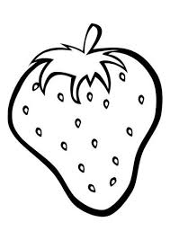 Coloring Page Strawberry Img 10326 Fruit Coloring Pages Apple Coloring Pages Fruits Drawing