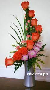 58 Beautiful Rose Arrangement Ideas For Your Girlfriend Rosegarden Rosewhole Large Flower Arrangements Church Flower Arrangements Fresh Flowers Arrangements