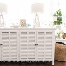 Louvered Buffets On Display In Both Our Sanctuary Cove And Brisbane Stores Ready For Immediate Delivery Beach Dining Room Hamptons Style Furniture
