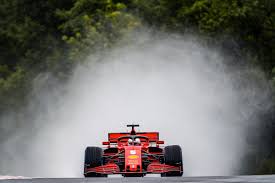 The hungarian grand prix (hungarian: Hongrie El2 Vettel En Tete Sous La Pluie Autohebdo