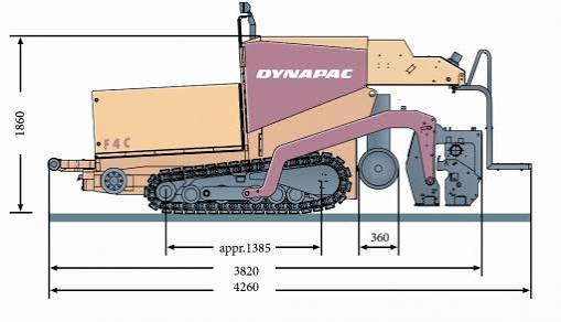 Dynapac F4C Asphalt Paver
