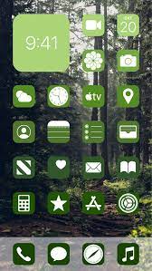 Aesthetic Green Ios 14 App Icons Pack 108 Icons 10 Colors Green App Icons Aesthetic Ios Home Screen Pack App Icon Green Aesthetic Ios App Icon