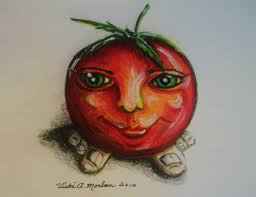 LEARN HOW TO DRAW REALISTIC TOMATO PLEASE SUBSCRIBE MY YOU TUBE CHANNEL