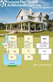 It's a 5 bedroom, 3.5 bath farmhouse. 25 Gorgeous Farmhouse Plans For Your Dream Homestead House