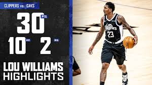 He's synonymous with the phrase sixth man and even has a drake song named after him (6th man). Lou Williams 30 Pts 10 Ast Got It Going Vs Cleveland Cavaliers La Clippers Youtube
