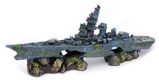 12 05 12 99 Sunken Ship Wreck Resin Decoration Designed For Fresh And Salt Water Aquariums Aquatic Resin Fish Tank Fish Tank Decorations Aquarium Fish Tank
