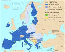 The european union (eu) is a political and economic union of certain european states. Which Countries Use The Euro In 2020 Map Of The Eurozone Political Geography Now