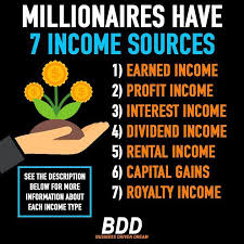 Income Streams The Average Millionaire Has 7 Streams Of Income Creating Multiple Streams Allows Y Money Management Advice How To Get Money Business Money