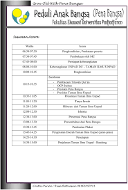 Yakni merupakan sebuah susunan dari suatu program dengan secara sistematis dari dilangsungkannya sebuah acara yang dibatasi. Proposal Studi Banding Divisi Networking Pdf Download Gratis