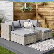 Provide ample seating with outdoor sectional sofas and chairs. Avalon 5 Piece Sofa Set