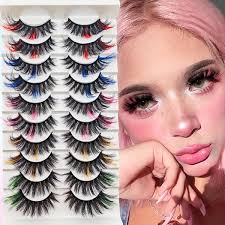 colored lashes sold