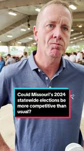 Could #Missouri have a more competitive election cycle than usual during  the #2024Election? GOP Sen. Eric Schmitt has his doubts. Schmitt also  fielded a question at the Missouri State Fair about ...