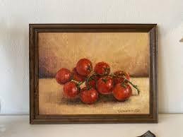 Olejomalba na plátně Zátiší s rajče Prodej obrazů