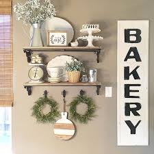 Pin By Charity Clayton On Dining Room Kitchen Shelf Decor Farmhouse Kitchen Decor Decor