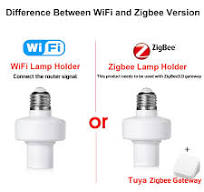 Tuya WiFi/Zigbee Smart Light Socket E27 Bulb Adapter Lamp Holder Base  AC85-265V Smart Life App Control Support Alexa Google Home - AliExpress 39