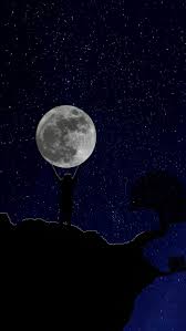 It bleaches the night sky and makes shooting stars really hard to see. Night Dark Full Girl Good Good Night Moon Moon Light Sky Stars Hd Mobile Wallpaper Peakpx