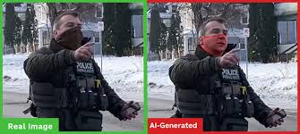 AI images of Minneapolis ICE agent spread confusion : NPR