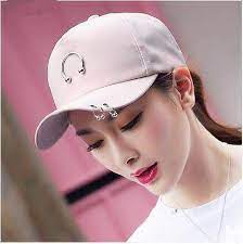 Fashion Baseball Cap With Metal Ring For Women Uv Protection Sun Hat Sun Hats Sun Hats For Women Baseball Cap