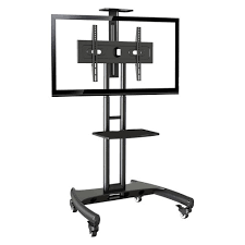 Order by 6 pm for same day shipping. Standard Flat Panel Tv Stand For Tvs Up To 70 With Av Cart Range Black Rocelco Target
