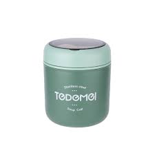 Portable Thermal Insulation Sealed Soup Cup With Lid Breakfast Lunch Box  For Office Workers(Green)