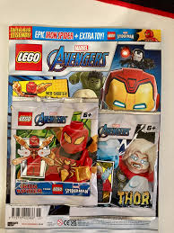 In the avengers mansion hub, collecting spare parts for iron man in . Picked Up This Lego Marvel Magazine Today Loving The Iron Spider Minifig R Lego